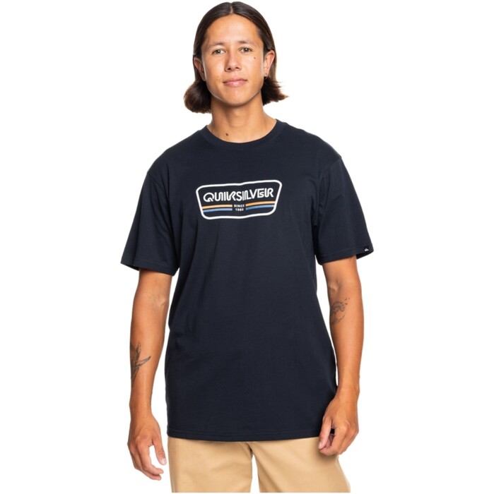 Quiksilver Hombres 2024 Camiseta Frontal Range Life EQYZT07911 - Black